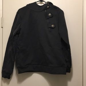 Dark gray pull over hoodie